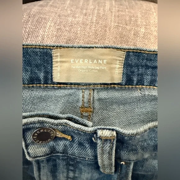 Everlane Light Blue High-Waisted Jeans - Picture 3 of 5